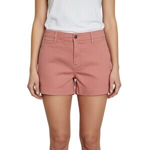 Market & Spruce Women's Pink Ash Rose Chino Shorts Size 10 NWT Cotton Stretch